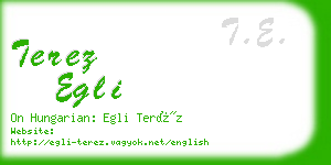 terez egli business card